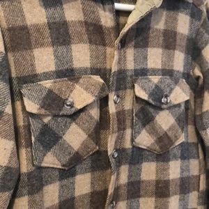 VNT Woolrich Plaid Wool Blend Flannel Button Down Unisex